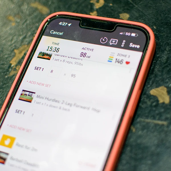 Training app.